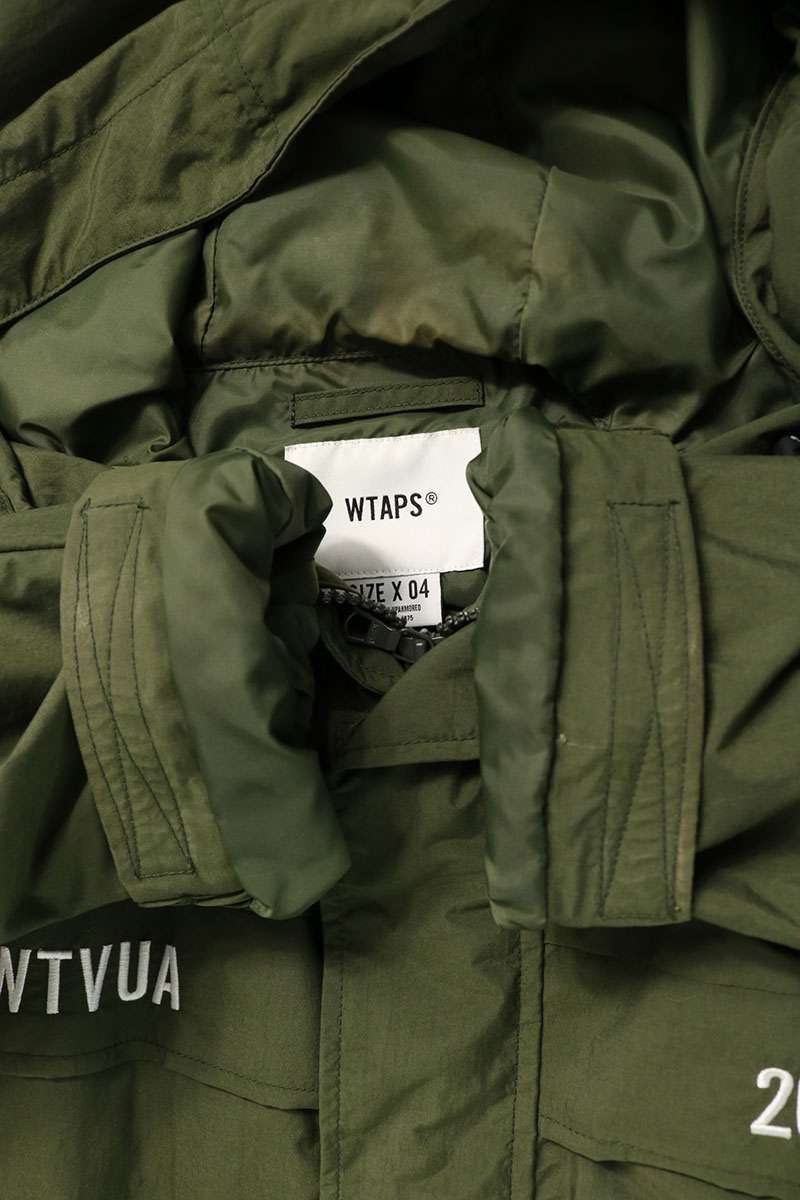 WTAPS 21SS Green Nylon Mountain Jacket Size XL