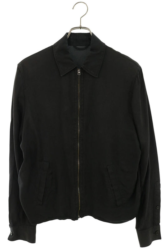 ACNE STUDIOS Cupro Zip Draped Jacket Black Size 44