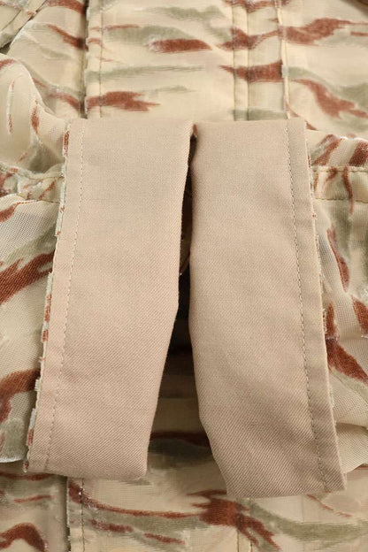 BED J.W FORD 24SS Velvet Military Jacket Beige Size 0