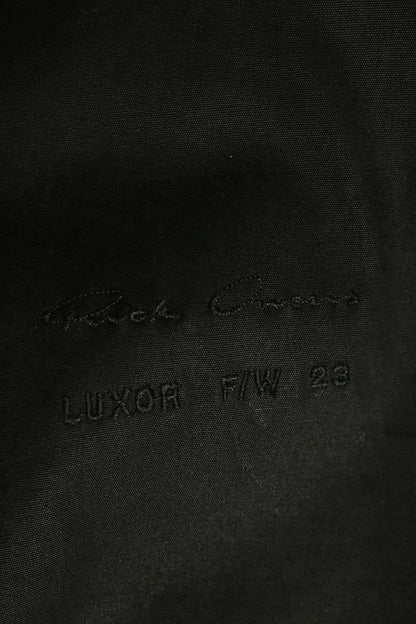 Rick Owens Check Wool Outer Shirt Yellow Green Blouson Size 50