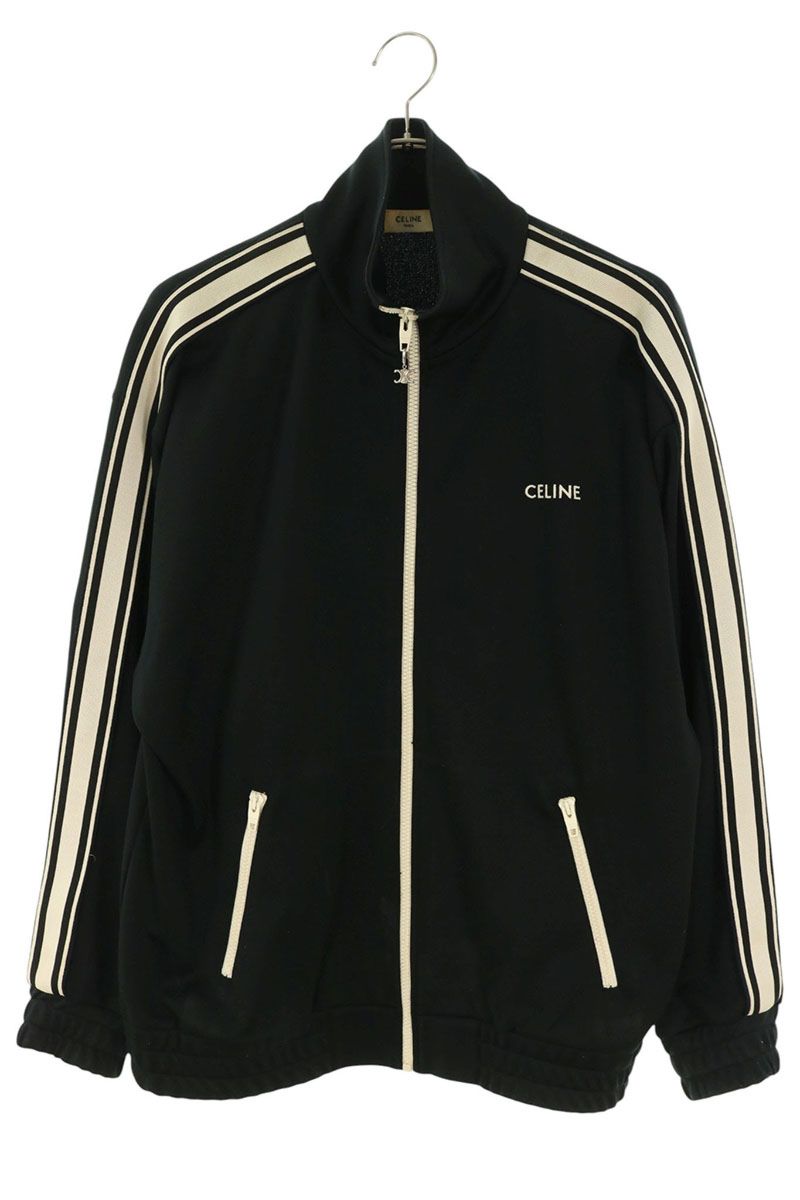 CELINE Black & White Double Face Jersey Jacket Size S