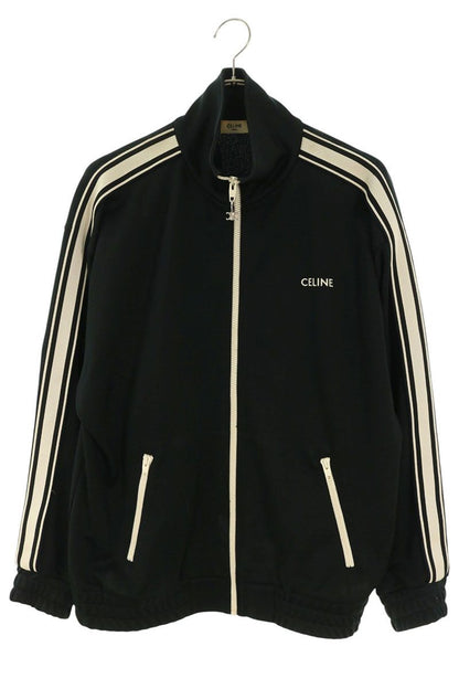 CELINE Black & White Double Face Jersey Jacket Size S