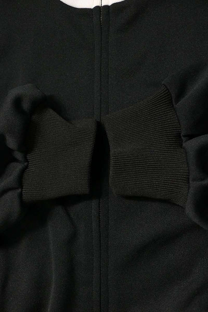 CELINE Triomphe Embroidered High-Neck Jersey Jacket Size M