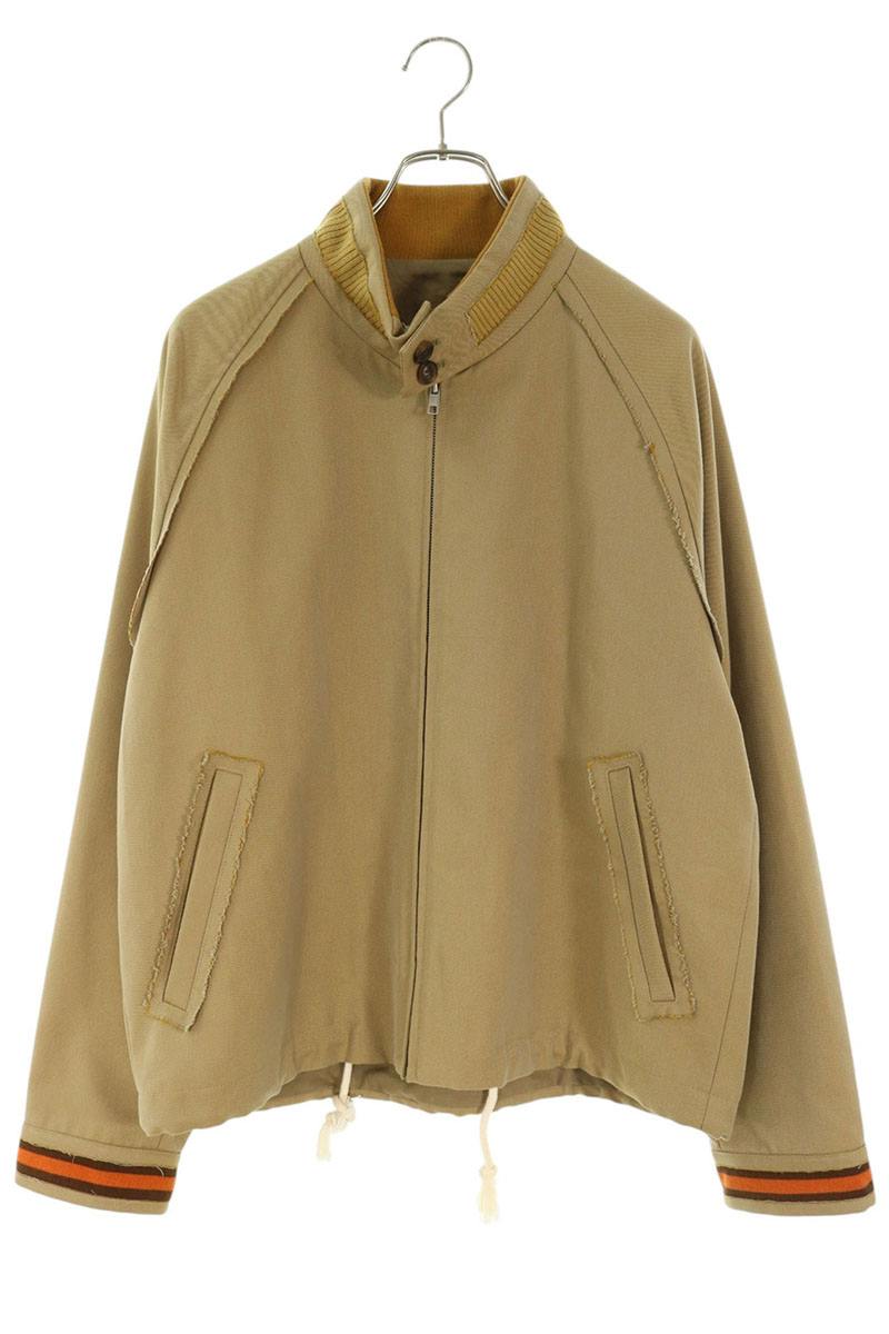 Maison Martin Margiela Zip Up Cotton Jacket Brown Size 48