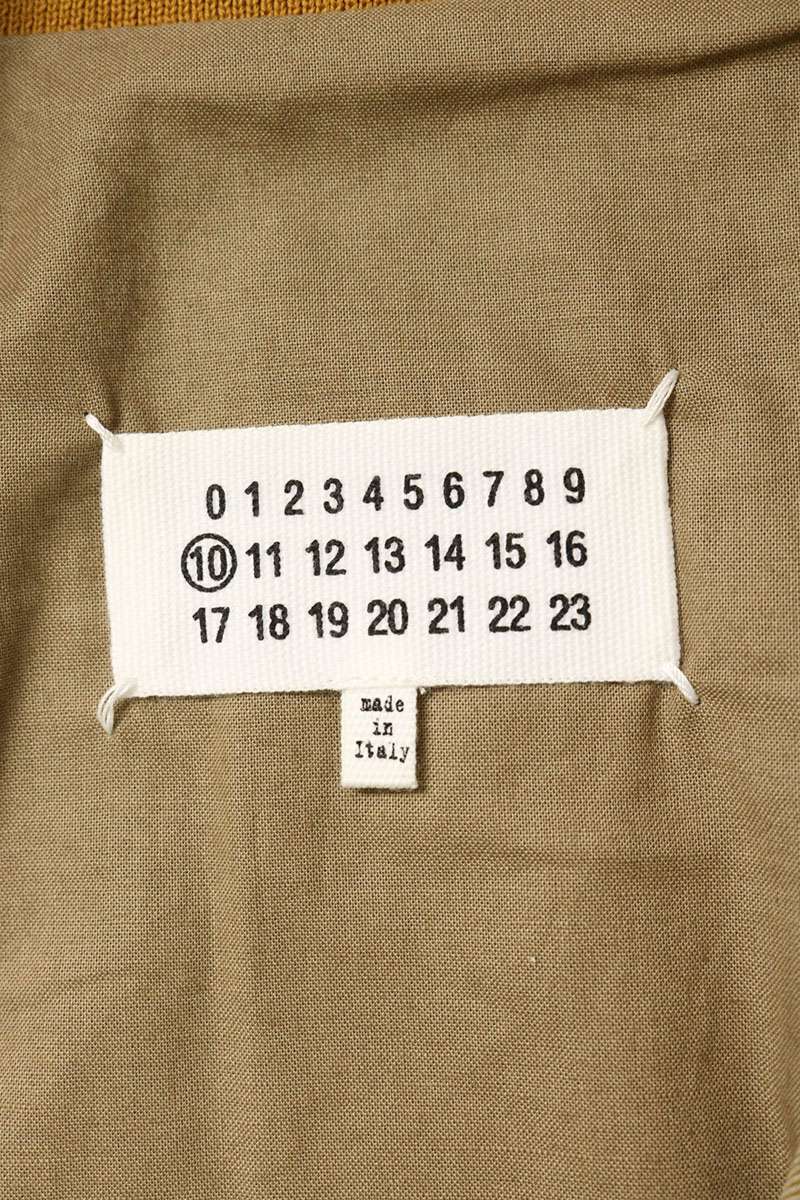 Maison Martin Margiela Zip Up Cotton Jacket Brown Size 48