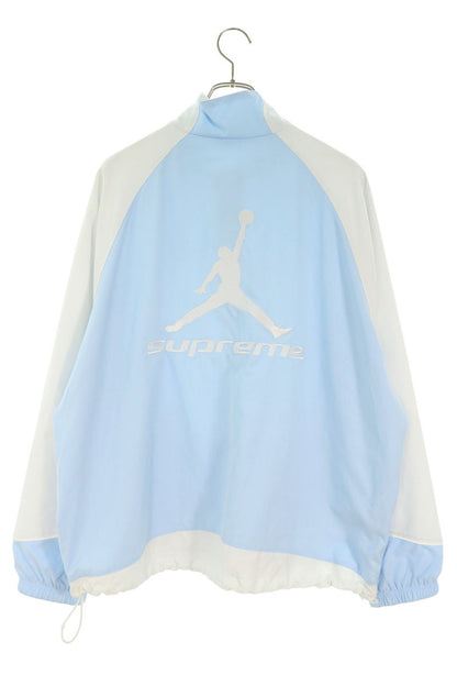 SUPREME x Nike 26SS Polyester Track Jacket Blue/White Size L