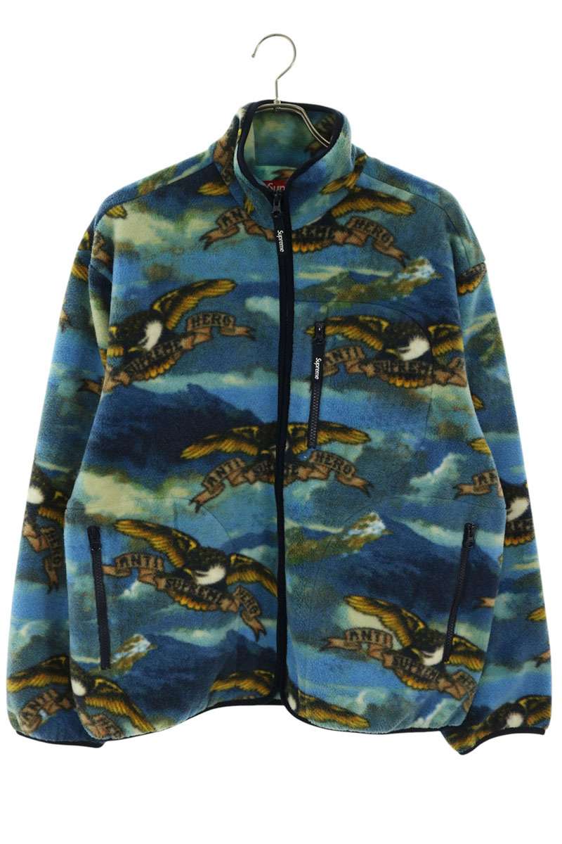 SUPREME 25AW ANTIHERO All-Over Print Jacket Blue Size M
