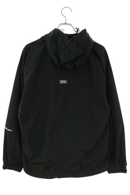 WTAPS Logo Embroidered Nylon Half-Zip Jacket Black Size 1