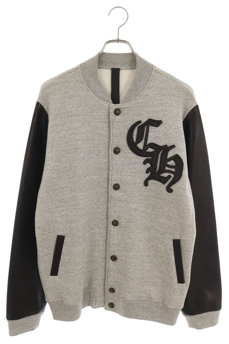 Chrome Hearts JKT GRP NOT BOMBER CH Leather Jacket Size L