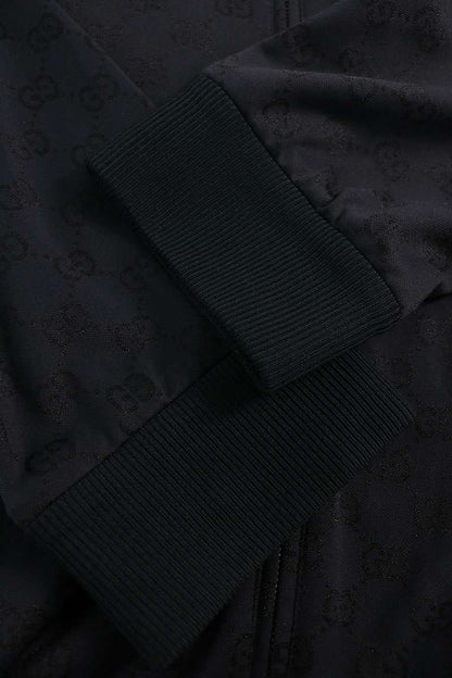 GUCCI GG Pattern Nylon Track Zip Blouson Navy Size XXL