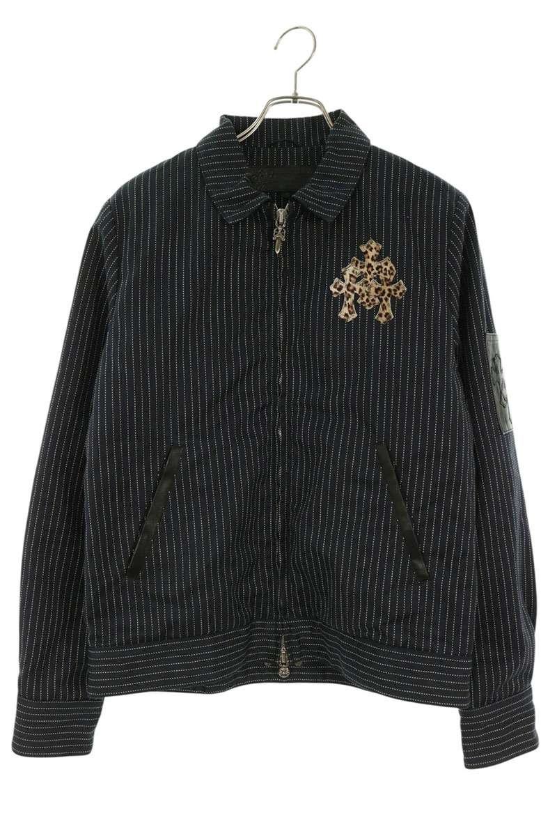 Chrome Hearts Calf Hair Cross Patch Jacket Multi Size S