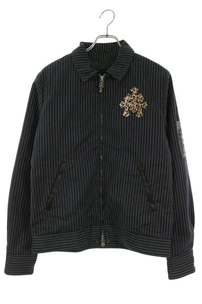 Chrome Hearts Calf Hair Cross Patch Jacket Multi Size S
