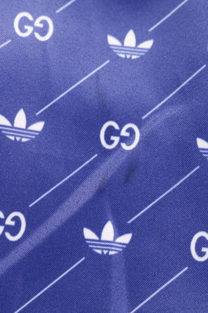 GUCCI x Adidas Logo Reversible Track Jacket Blue Red Size 34
