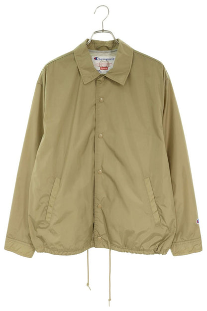 SUPREME 24SS Arch Logo Coaches Jacket Beige Size M