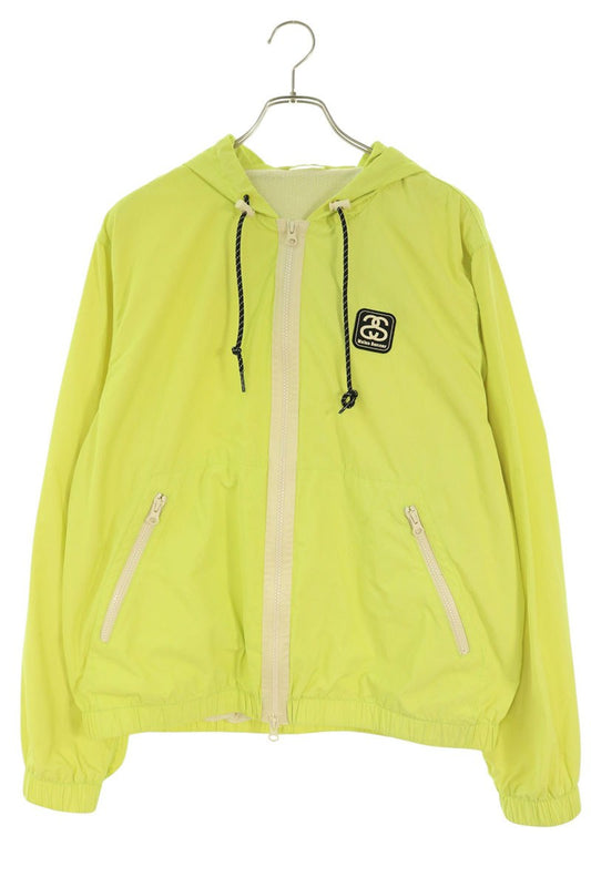 WALES BONNER x Stussy Nylon Cotton Windbreaker Yellow Size L