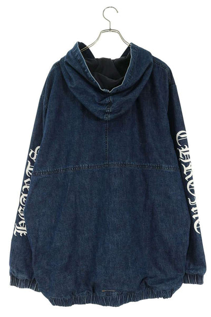 Chrome Hearts Half-Zip Denim Anorak Jacket Multi Size XL