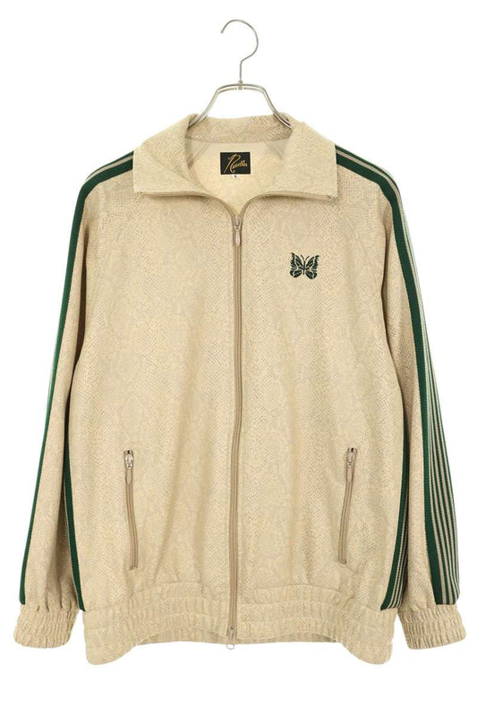 Needles Python Pattern Coated Jacket Beige Size S