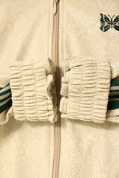 Needles Python Pattern Coated Jacket Beige Size S