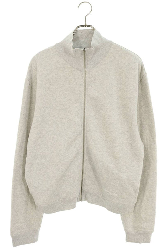 ACNE STUDIOS Back Logo Embroidered Zip Light Gray Blouson Size M