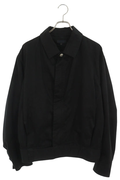 Omar Afridi 24SS Belted Cotton Jacket Black Size 48