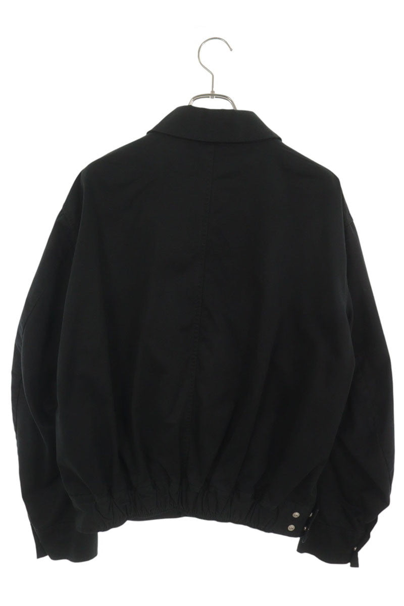 Omar Afridi 24SS Belted Cotton Jacket Black Size 48
