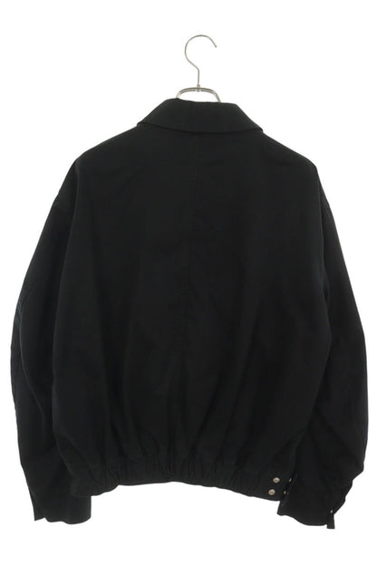 Omar Afridi 24SS Belted Cotton Jacket Black Size 48