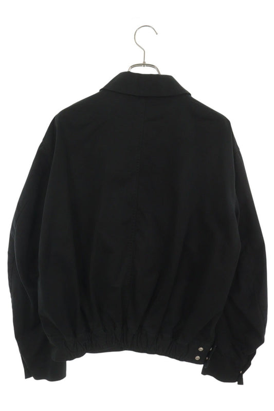 Omar Afridi 24SS Belted Cotton Jacket Black Size 48