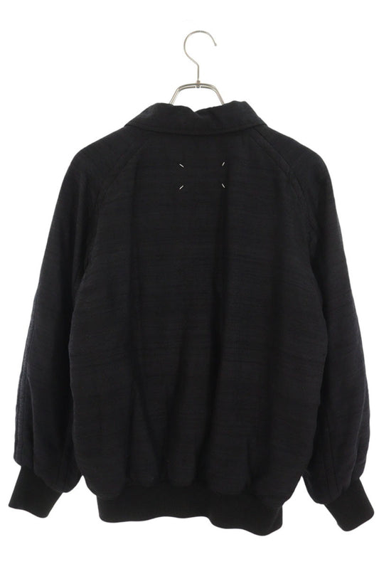 Maison Margiela 23SS Silk Bomber Jacket Black Size 44