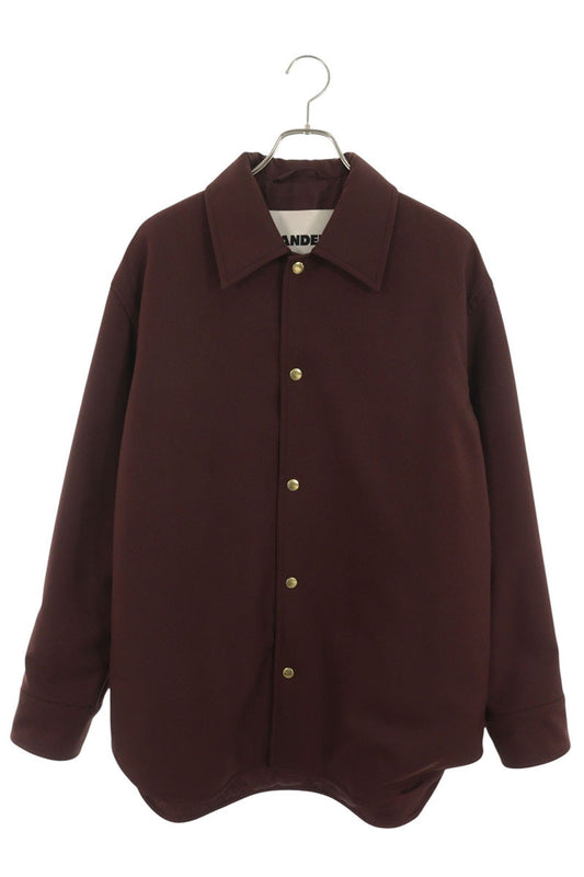 JILSANDER 22AW Bordeaux Padded Overshirt Jacket Size 46