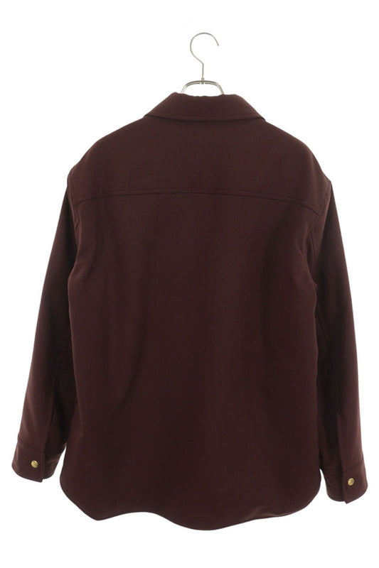 JILSANDER 22AW Bordeaux Padded Overshirt Jacket Size 46