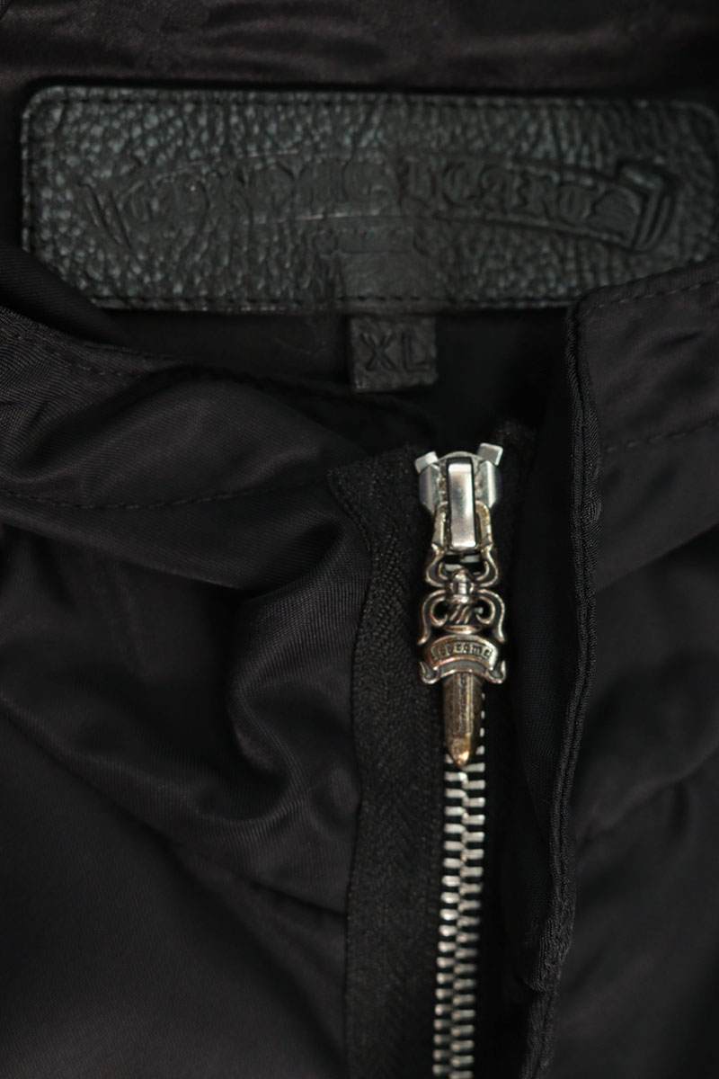Chrome Hearts PUDDLES Back Cemetery Patch Nylon Coat Size XL