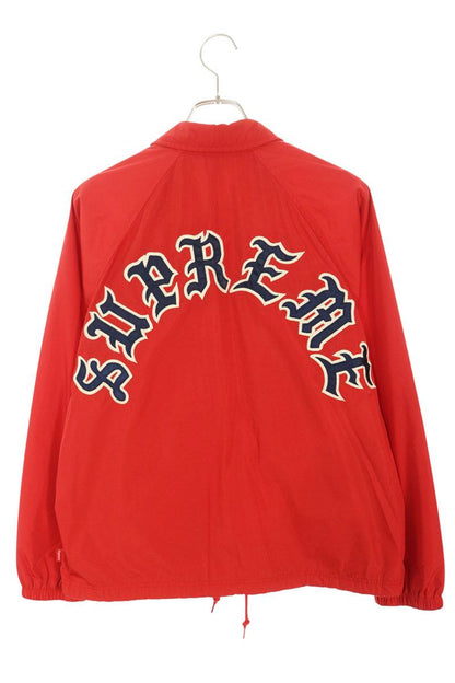 SUPREME 25AW Old English Arc Coaches Jacket Red Size S