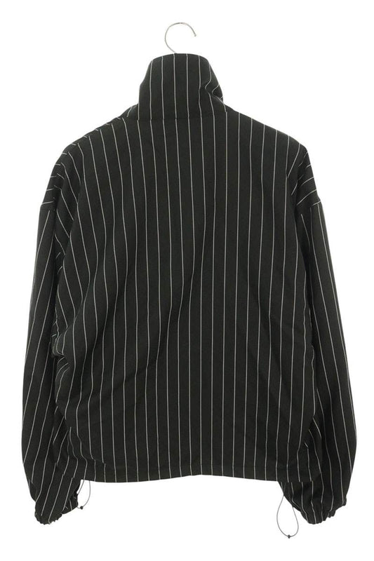NEON SIGN Chalk Stripe Truck Jacket Black Size 48