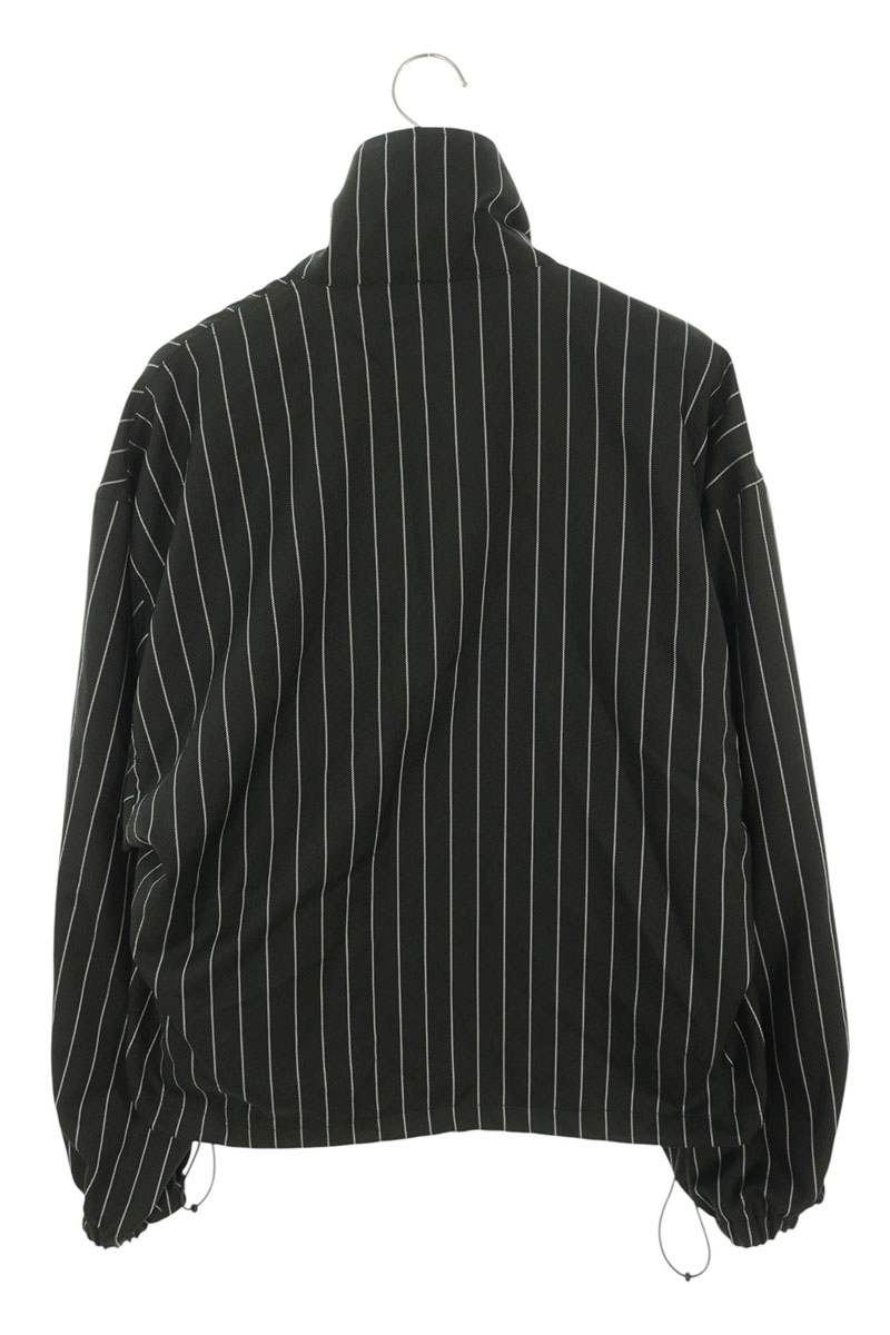 NEON SIGN Chalk Stripe Truck Jacket Black Size 48