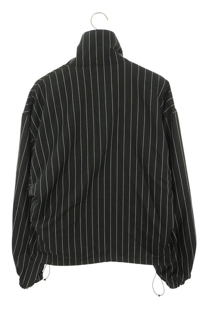 NEON SIGN Chalk Stripe Truck Jacket Black Size 48