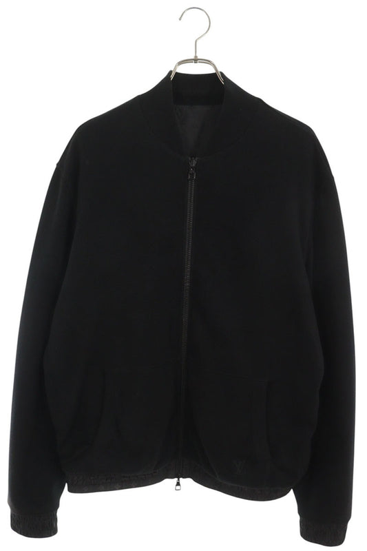 LOUISVUITTON Monogram Reversible Bomber Jacket Black Size L
