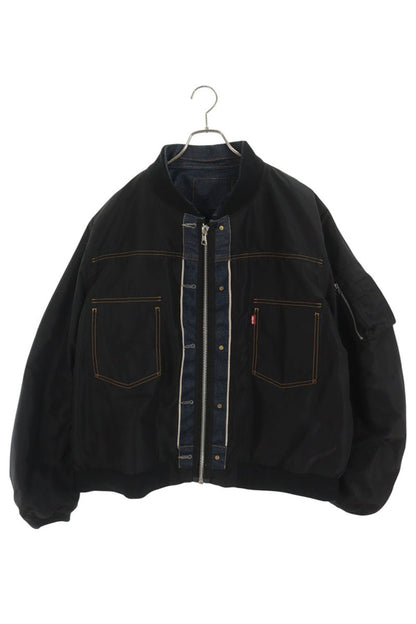 LEVI'S Sacai 25SS Reversible Denim Nylon Jacket Multi Size L