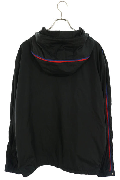 MONCLER Hattab Hooded Nylon Blouson Black Size 6