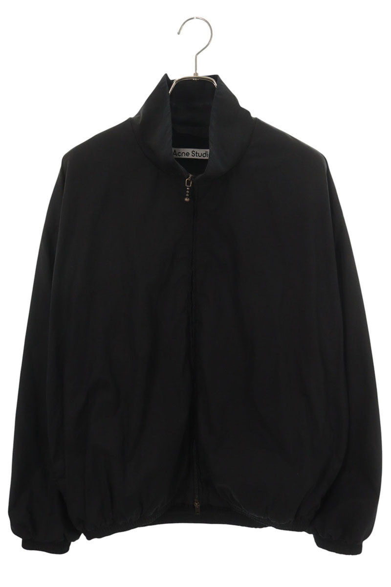 ACNE STUDIOS Back Logo Print Cotton Jacket Black Size 42