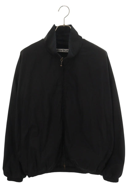 ACNE STUDIOS Back Logo Print Cotton Jacket Black Size 42