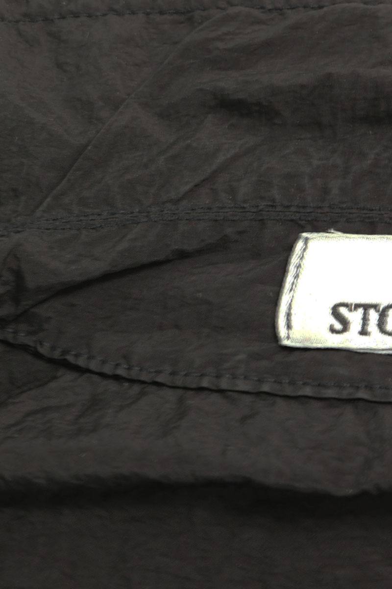 STONEISLAND 25SS Nylon Zip Jacket Black Size XL