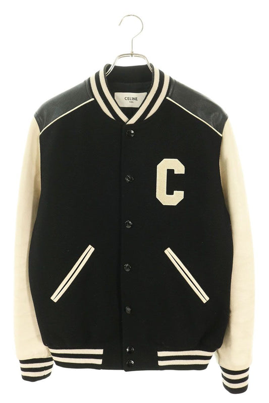 CELINE Classic Wool Teddy Jacket Black Size 44