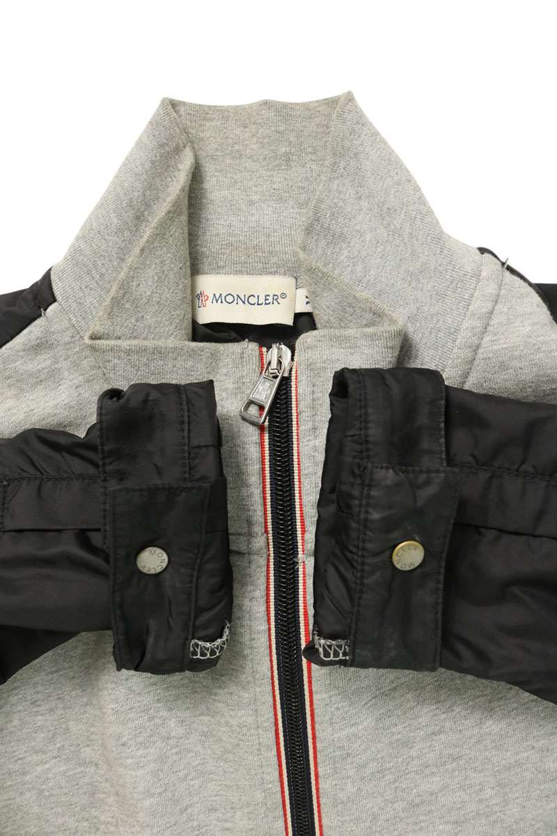 MONCLER Maglia Cardigan Sweat Nylon Zip Jacket Multi Size M