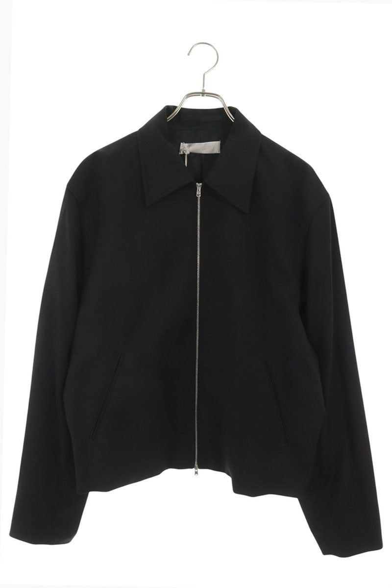 OUR LEGACY 26SS Zip-Up Wool Mini Jacket Black Size 48