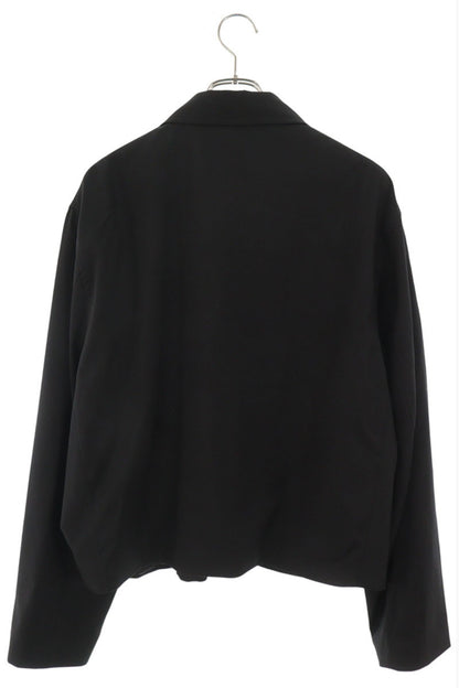 OUR LEGACY 26SS Zip-Up Wool Mini Jacket Black Size 48