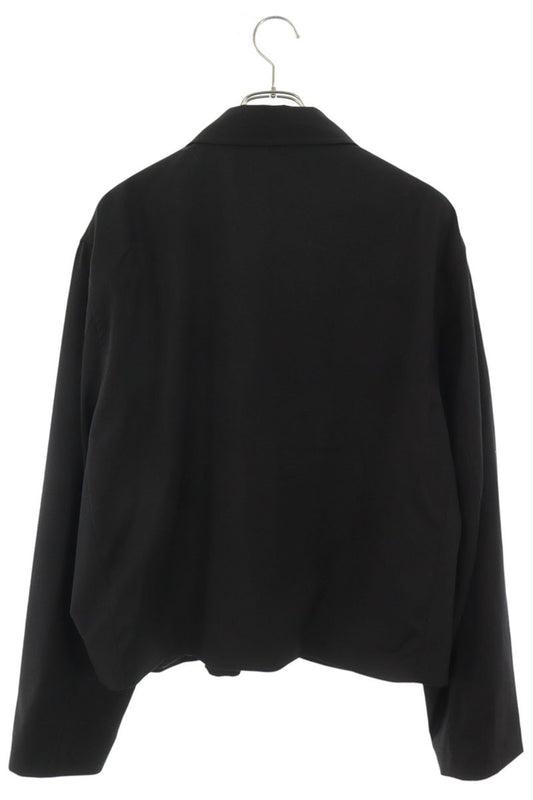 OUR LEGACY 26SS Zip-Up Wool Mini Jacket Black Size 48