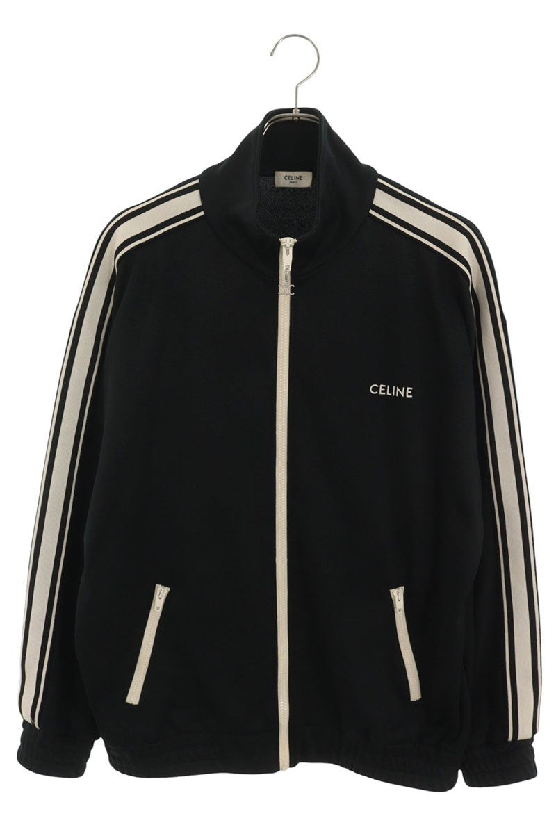 CELINE Double Face Jersey Polyester Jacket Black Size S