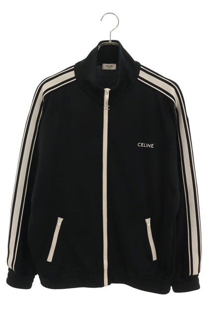 CELINE Double Face Jersey Polyester Jacket Black Size S