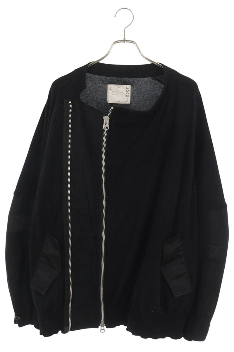Sacai Riders Knit Blouson Jacket Size 3