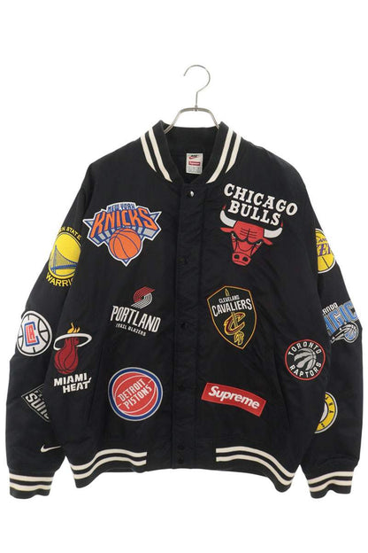 SUPREME 18SS NBA Teams Warm-Up Jacket Black Size L
